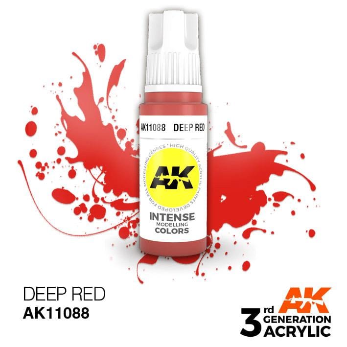 AK Acrylic 3G Intense - Deep Red ( AK11088 )