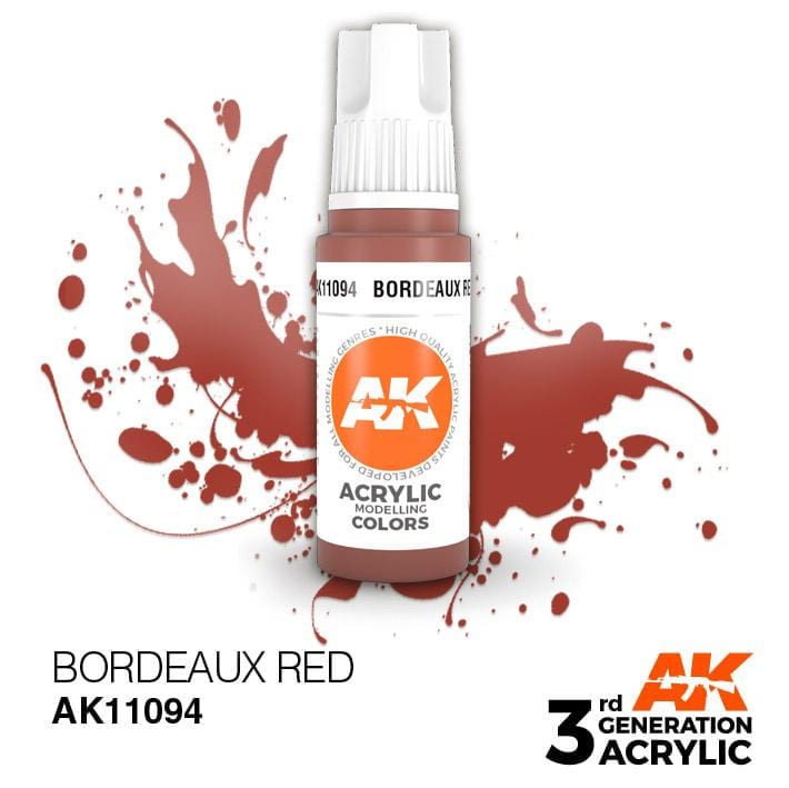 AK Acrylic 3G - Bordeaux Red ( AK11094 )
