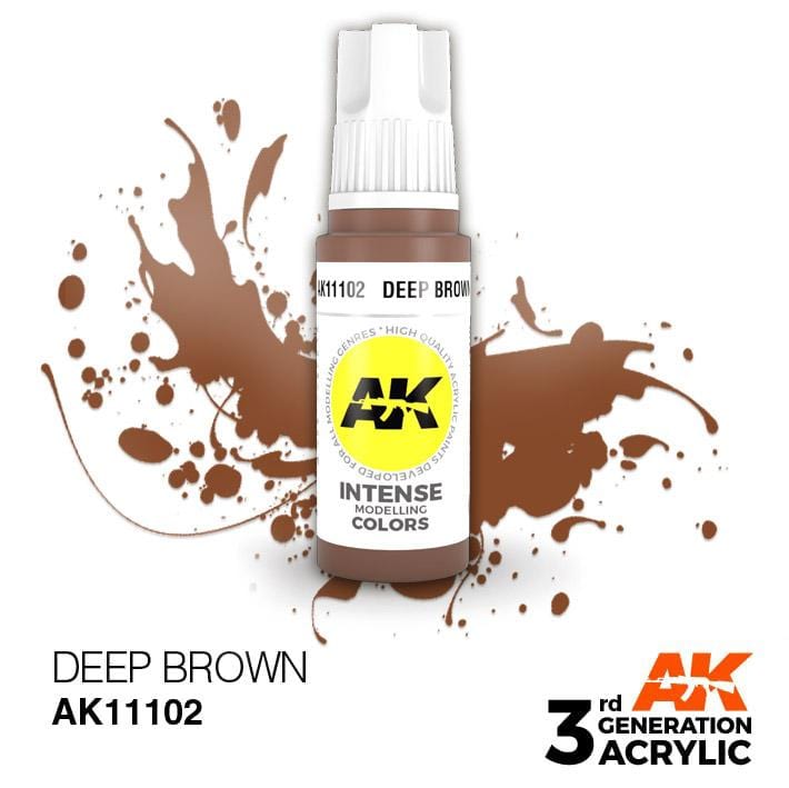 AK Acrylic 3G Intense - Deep Brown ( AK11102 )