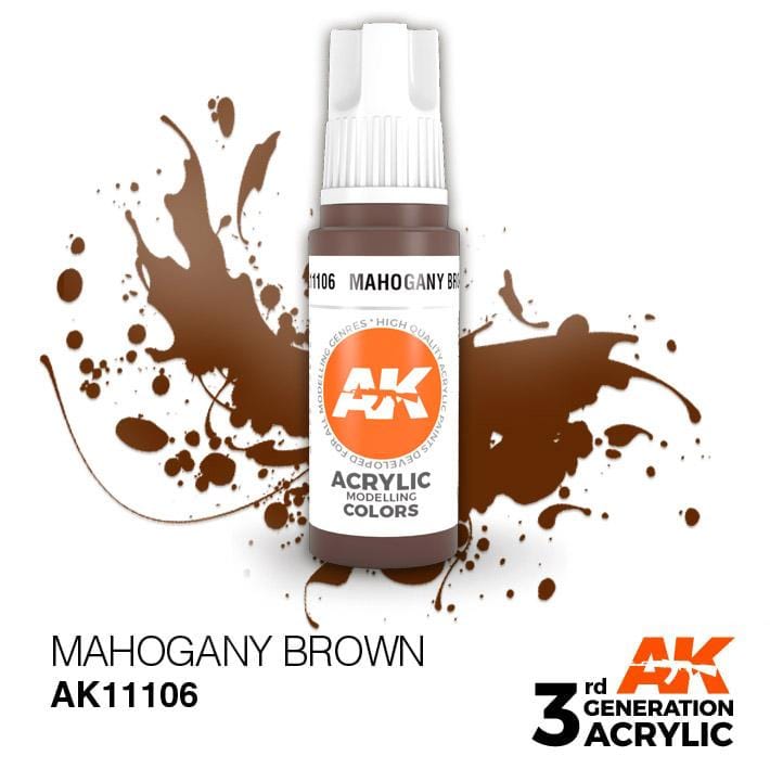 AK Acrylic 3G - Mahogany Brown ( AK11106 )