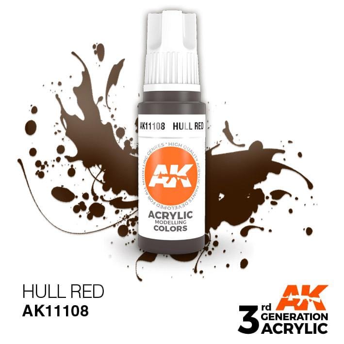AK Acrylic 3G - Hull Red ( AK11108 )
