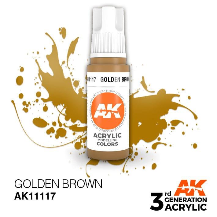 AK Acrylic 3G - Golden Brown ( AK11117 )
