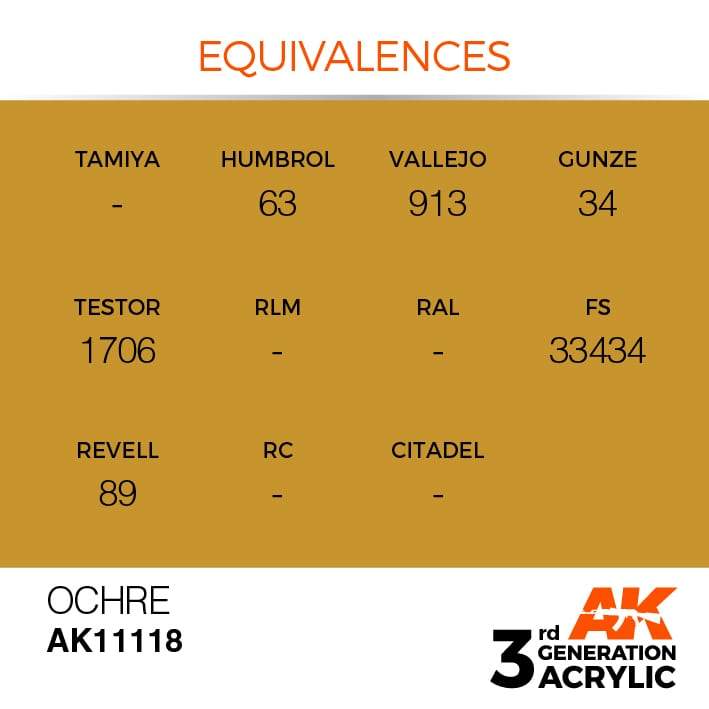 AK Acrylic 3G - Ochre ( AK11118 )