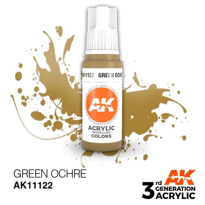 AK Acrylic 3G - Green Ochre ( AK11122 )