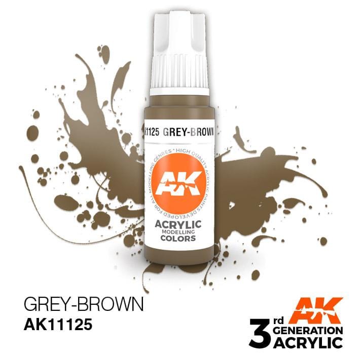 AK Acrylic 3G - Grey Brown ( AK11125 )