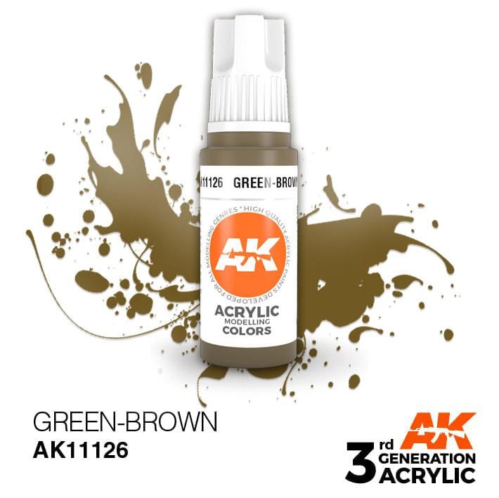 AK Acrylic 3G - Green-Brown ( AK11126 )