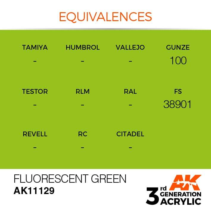 AK Acrylic 3G - Fluorescent Green ( AK11129 )