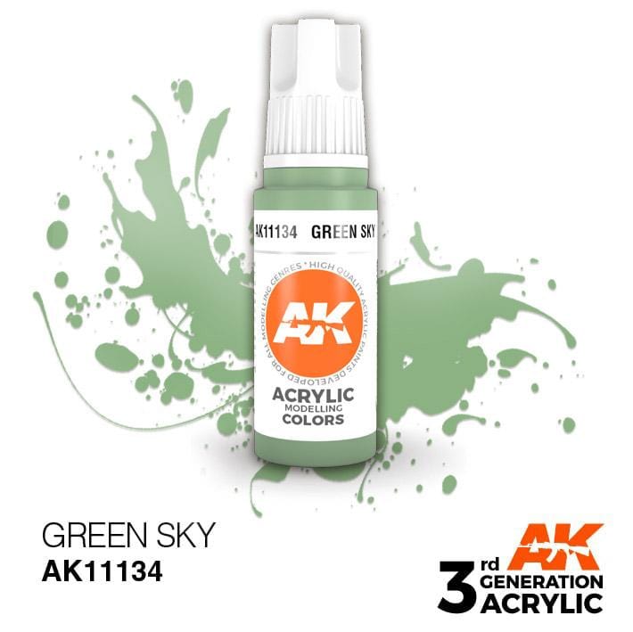 AK Acrylic 3G - Green Sky ( AK11134 )