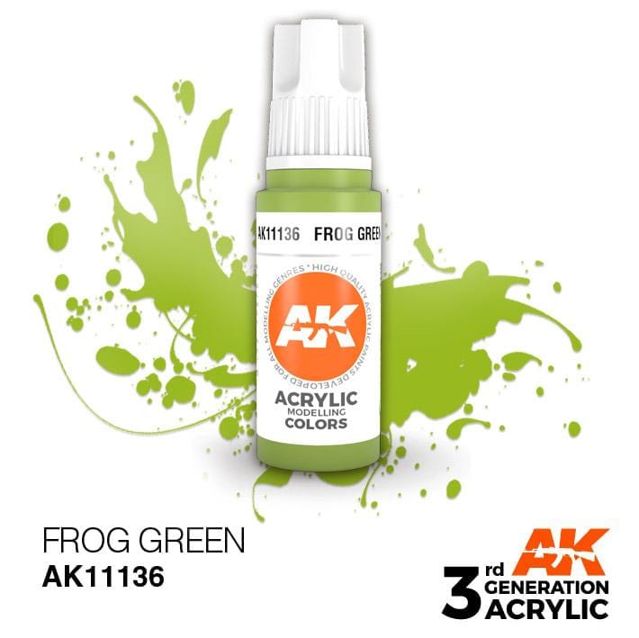 AK Acrylic 3G - Frog Green ( AK11136 )