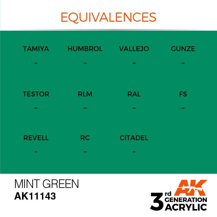 AK Acrylic 3G - Mint Green ( AK11143 )