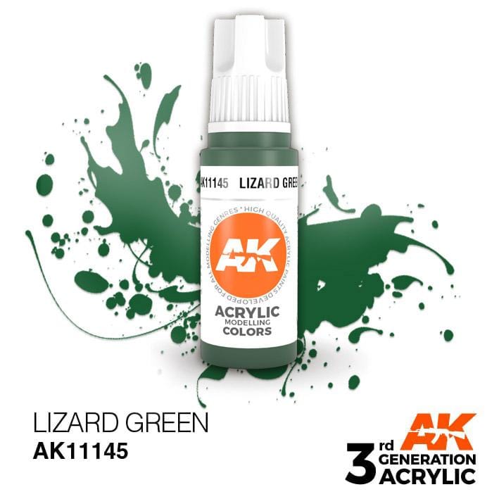 AK Acrylic 3G - Lizard Green ( AK11145 )