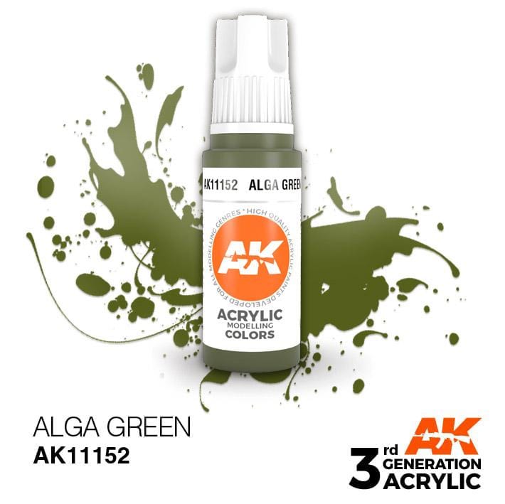 AK Acrylic 3G - Alga Green ( AK11152 )