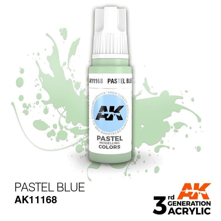 AK Acrylic 3G Pastel - Pastel Blue ( AK11168 )