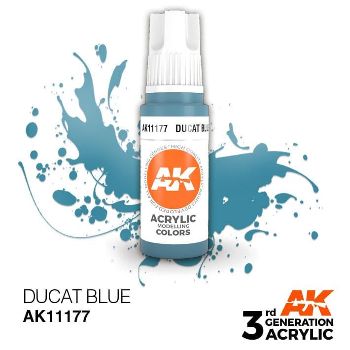 AK Acrylic 3G - Ducat Blue ( AK11177 )