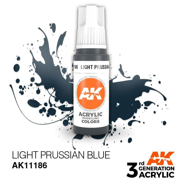 AK Acrylic 3G - Light Prussian Blue ( AK11186 )