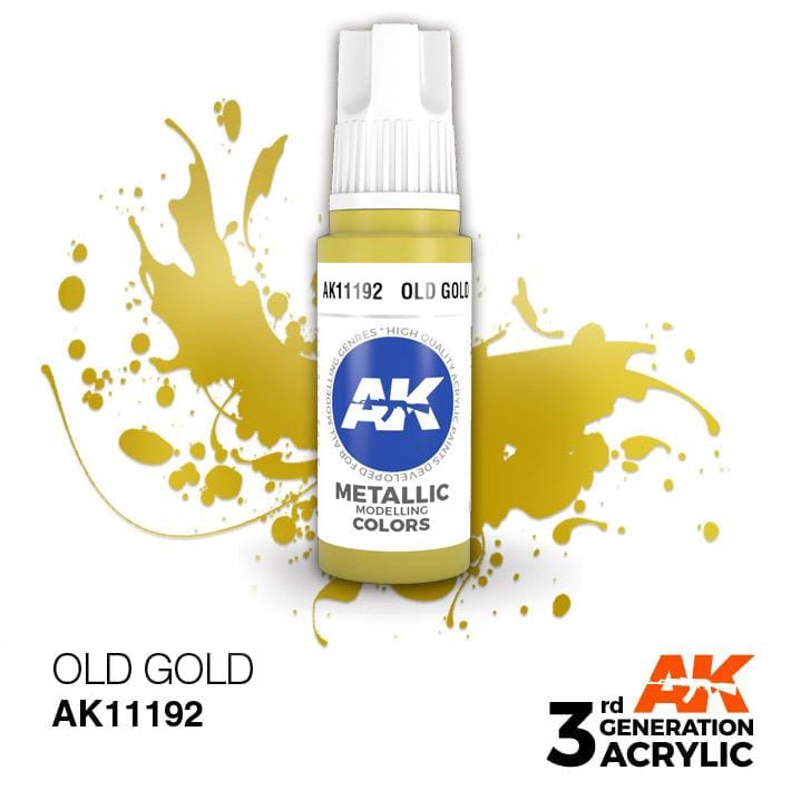 AK Acrylic 3G Metallic - Old Gold ( AK11192 )