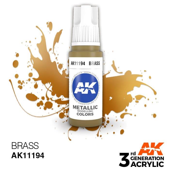 AK Acrylic 3G Metallic - Brass ( AK11194 )
