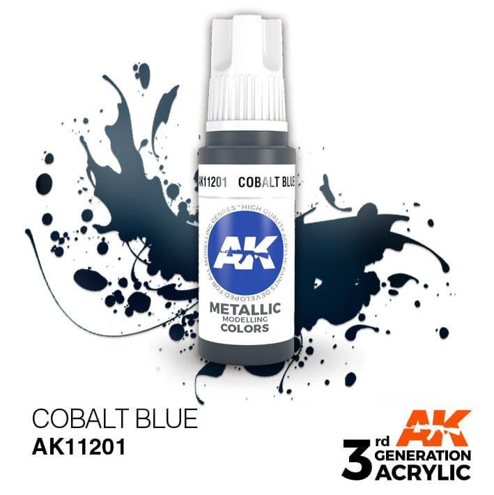 AK Acrylic 3G Metallic - Cobalt Blue ( AK11201 )