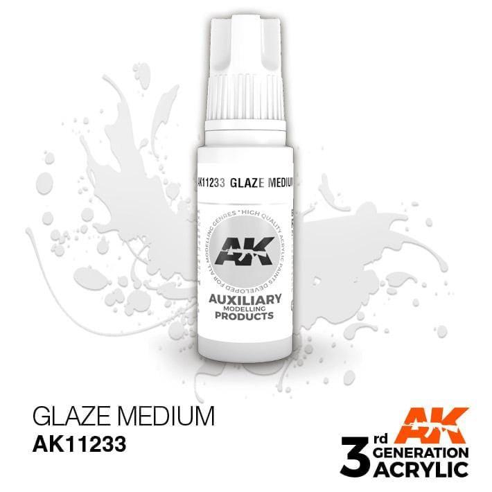 AK Acrylic 3G Auxiliary - Glaze Medium ( AK11233 )