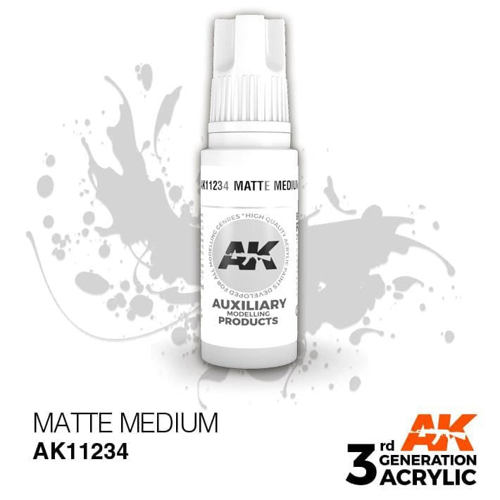 AK Acrylic 3G Auxiliary - Matte Medium ( AK11234 )
