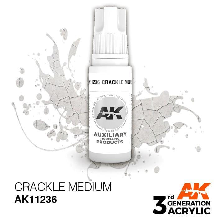 AK Acrylic 3G Auxiliary - Crackle Medium ( AK11236 )