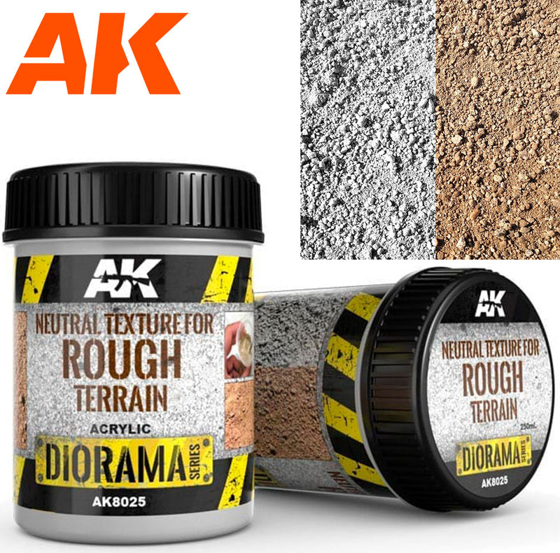 AK Diorama Terrains - Neutral Texture for Rough Terrain (AK8025)