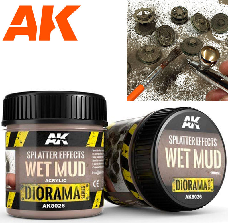 AK Diorama Splatter Effects - Wet Mud (AK8026)