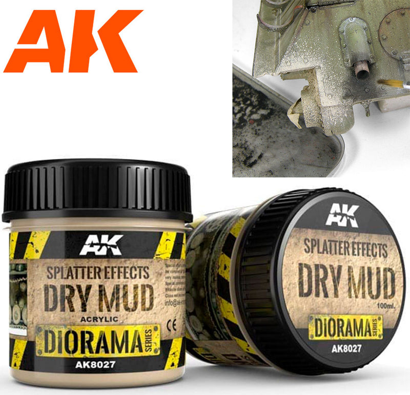 AK Diorama Splatter Effects - Dry Mud (AK8027)