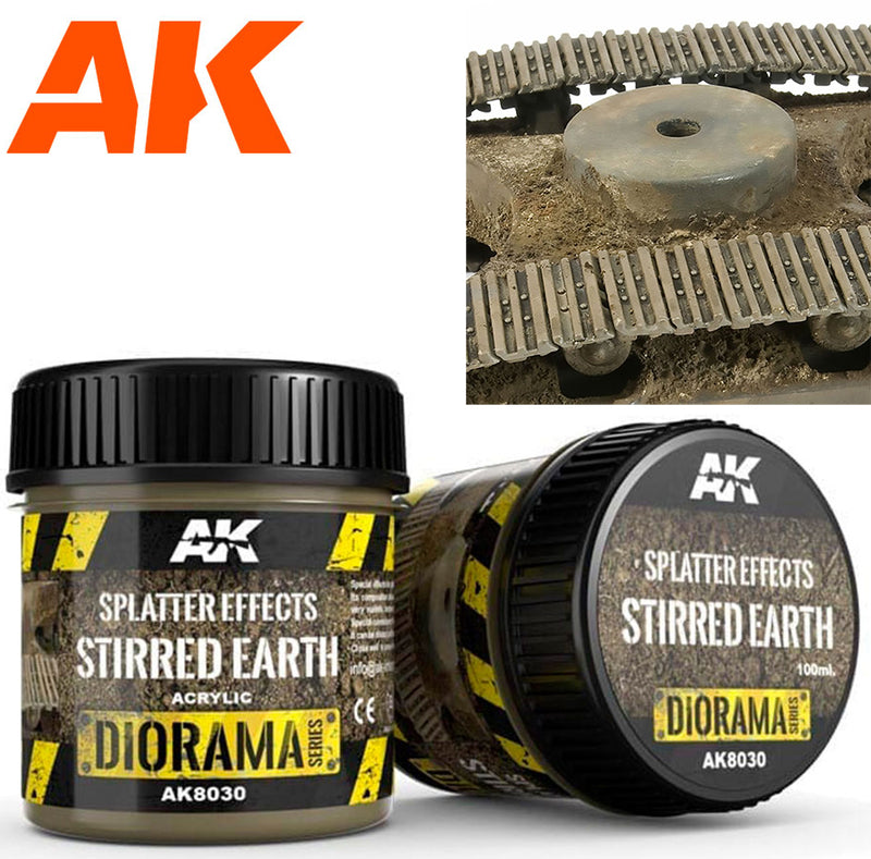 AK Diorama Splatter Effects - Stirred Earth (AK8030)