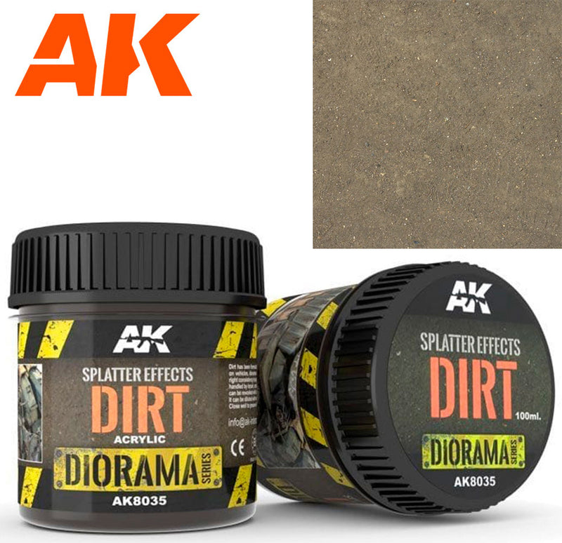 AK Diorama Splatter Effects - Dirt (AK8035)