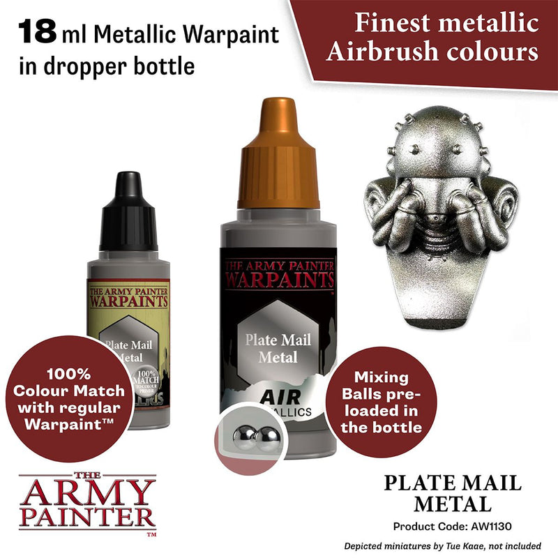 Warpaints Air Metallics: Plate Mail Metal ( AW1130 )