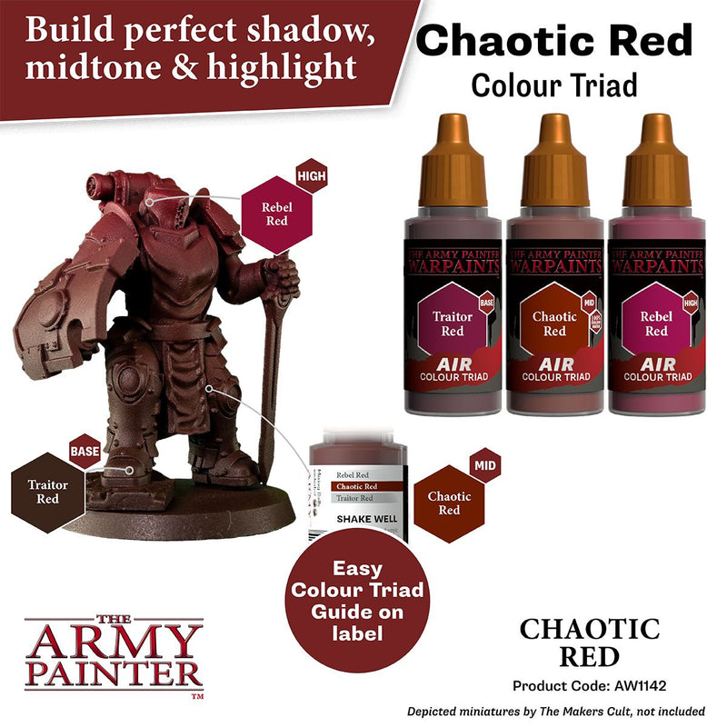 Warpaints Air: Chaotic Red ( AW1142 )