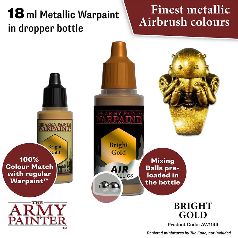 Warpaints Air Metallics: Bright Gold ( AW1144 )