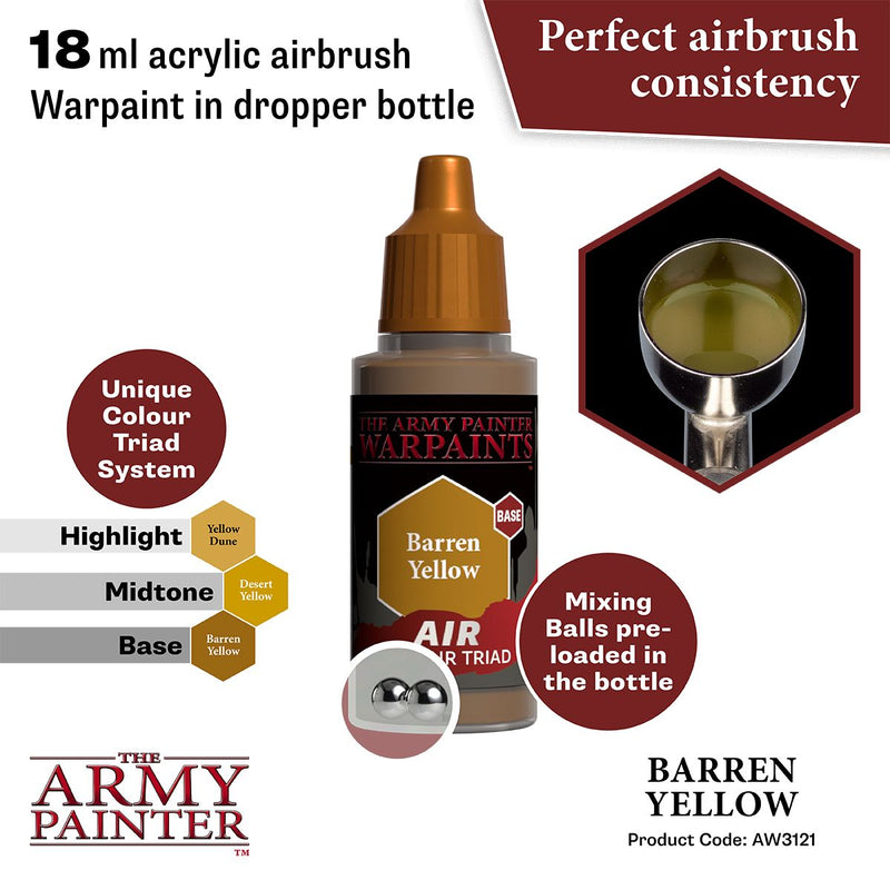 Warpaints Air: Barren Yellow ( AW3121 )