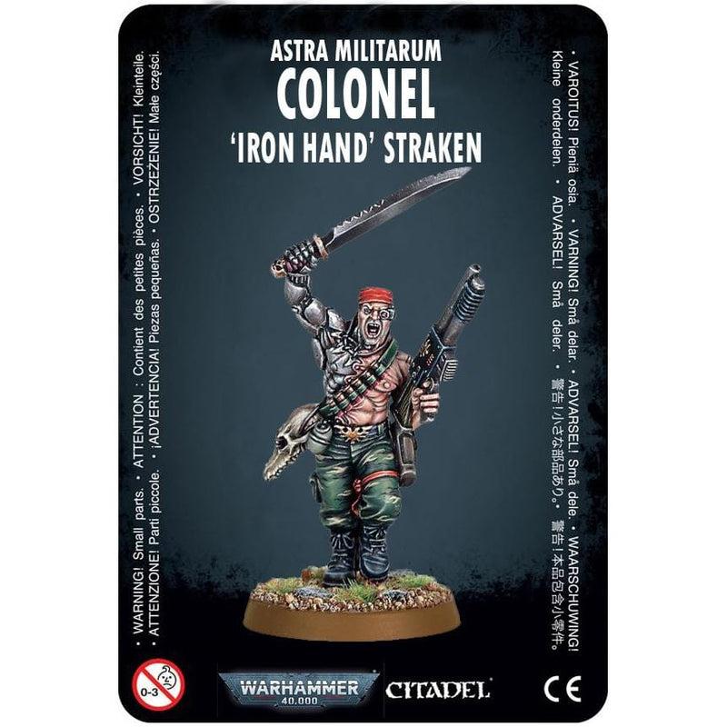 Astra Militarum Colonel 'Iron Hand' Straken (Metal) ( 5264-MW )