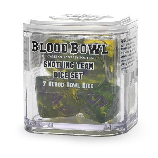 Blood Bowl Dice - Snotling Team ( 200-83-N ) - Used