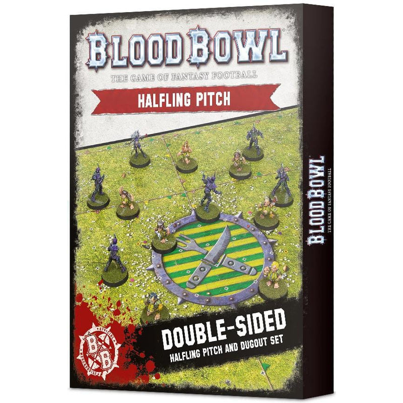 Blood Bowl Pitch - Halfling Pitch & Dugouts ( 200-67-N ) - Used