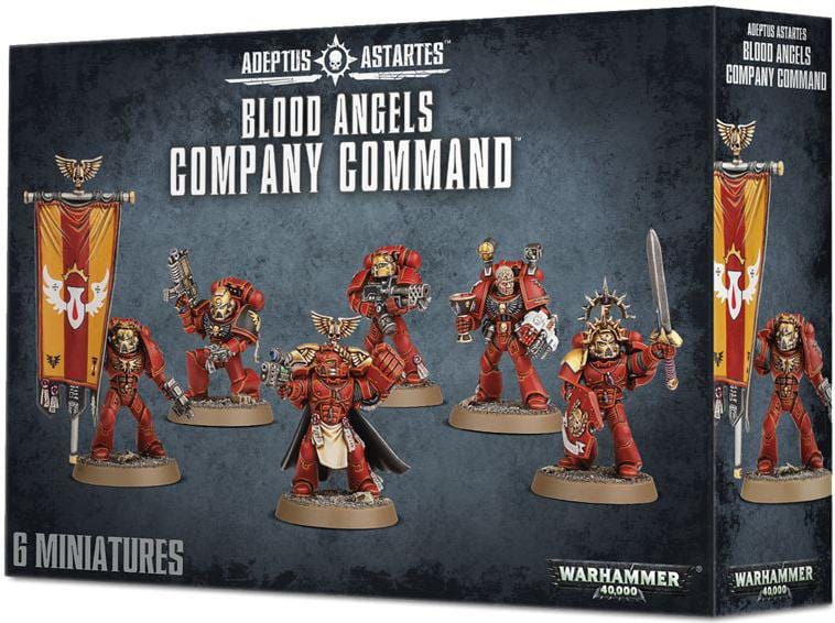 Blood Angels Company Command ( 41-21-N ) - Used