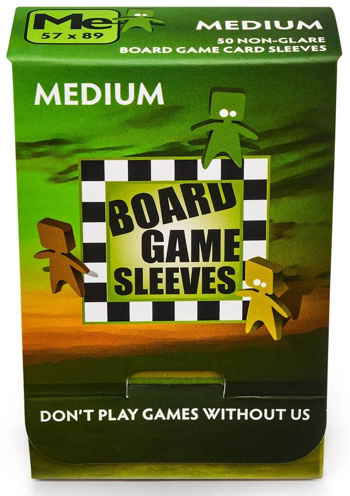 Board Game Sleeves - Non-glare Medium 50ct (57 x 89mm) (AT-10423)