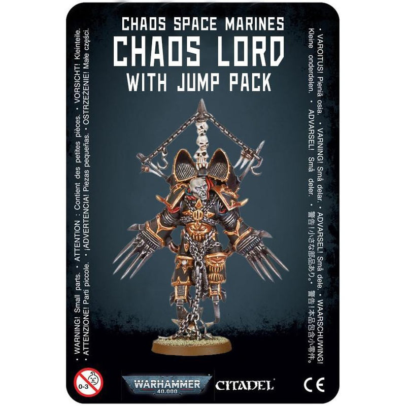 Chaos Space Marines Chaos Lord with Jump Pack ( 43-68-N )