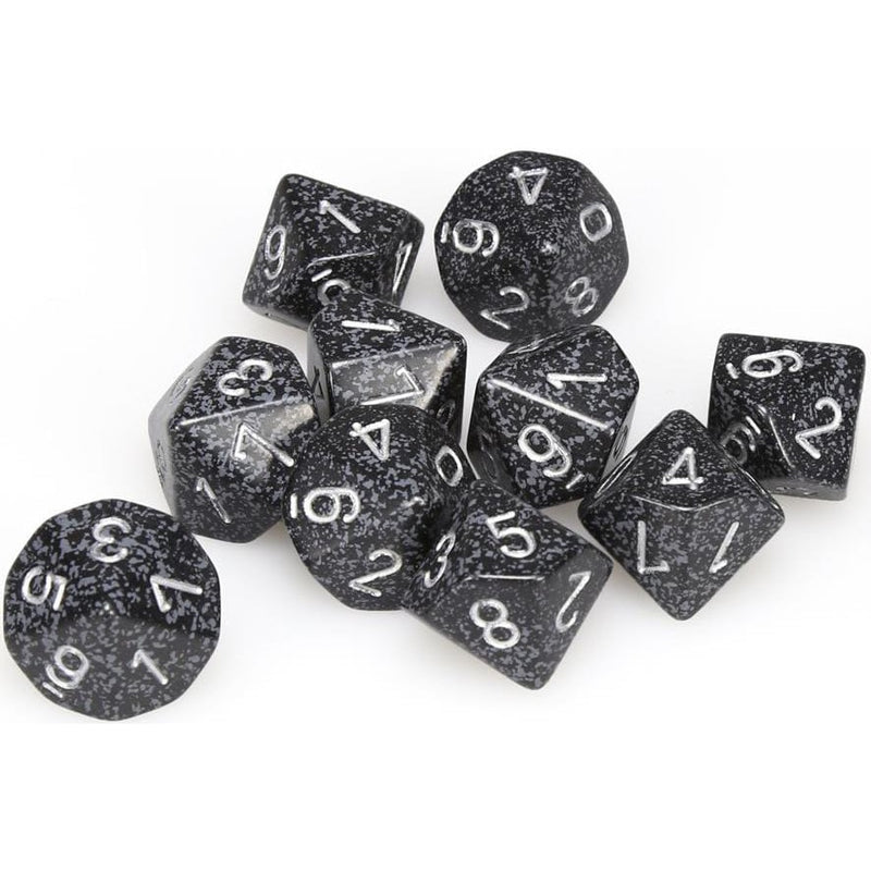 10 D10 Speckled Dice Ninja - CHX25118 - Abyss Game Store