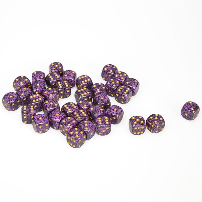 36 D6 Speckled 12mm Dice Hurricane - CHX25917