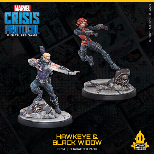Marvel Crisis Protocol - Hawkeye & Black Widow ( CP24 )