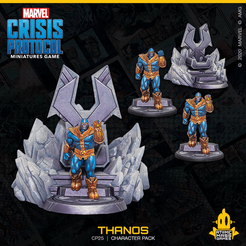 Marvel Crisis Protocol - Thanos ( CP25 ) - Used