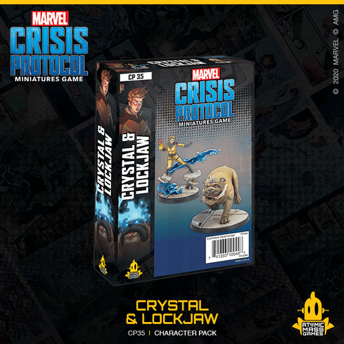 Marvel Crisis Protocol - Crystal & Lockjaw ( CP35 )