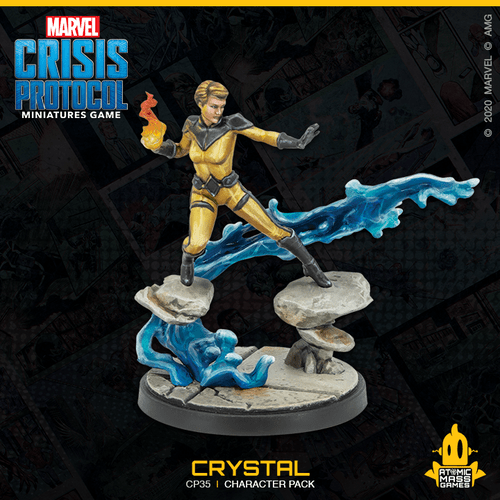 Marvel Crisis Protocol - Crystal & Lockjaw ( CP35 )