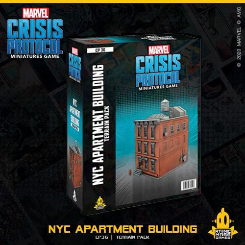 Marvel Crisis Protocol - NYC Apartment Building Terrain Pack ( CP36 )