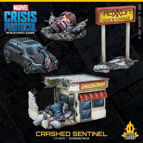 Marvel Crisis Protocol - Terrain Pack: Crashed Sentinel ( CP44 )