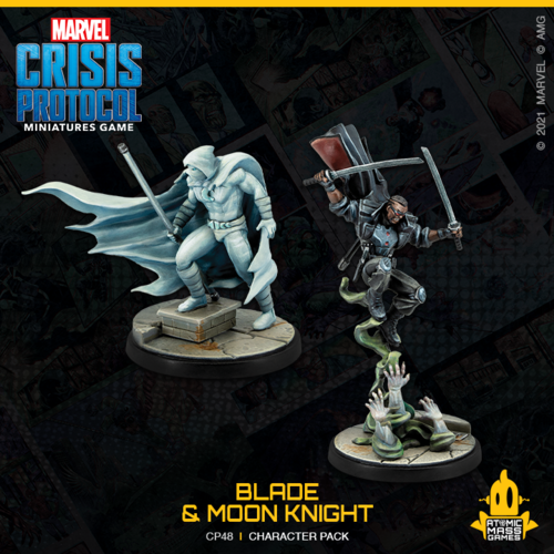 Marvel Crisis Protocol - Blade & Moon Knight ( CP48 )