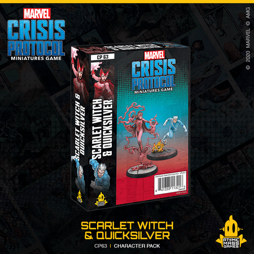 Marvel Crisis Protocol - Scarlet Witch & Quicksilver ( CP63 )